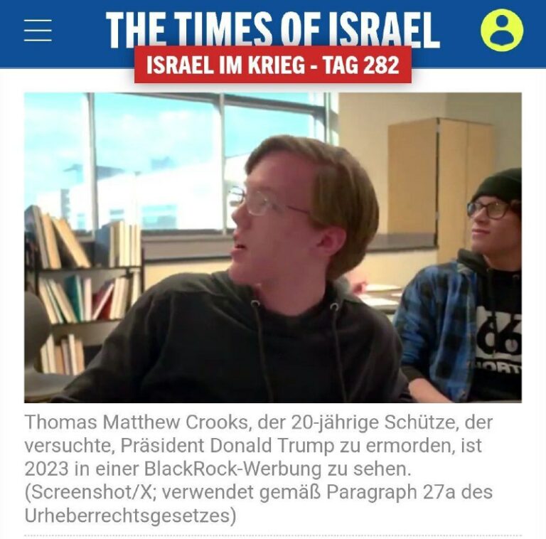  Thomas Matthew Crooks, der 20-jährige Schütze, der versuchte, Präsident Donald ...