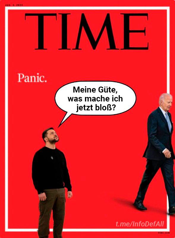 Eine der Variationen für das Titelblatt von Time nach den Debatten Biden - Trump...