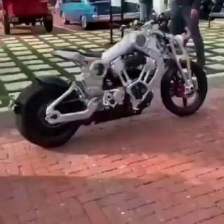  Dieses wasserbetriebene Motorrad erzeugt Wasserstoff durch Elektrolyse.@waswenn...