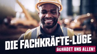 Die Lüge mit den "Fachkräften" Ein weit verbreitetes Narrativ der Migrantenlobby...