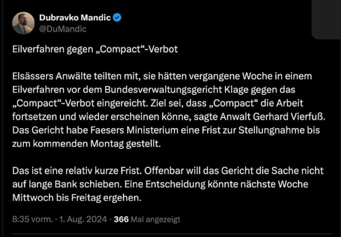 Es wird spannend!Folgt Mandic, dem Bezwinger der Einreisesperre für wichtige, re...