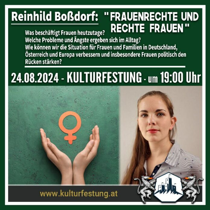 Die Kulturfestung präsentiert Euch:"Frauenrechte und rechte Frauen". Ein Vortrag...
