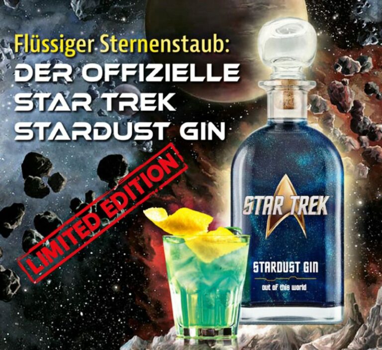  Für die Alkohol Liebhaber unter uns: V-SINNE Star Trek Stardust Gin Limited Edi...
