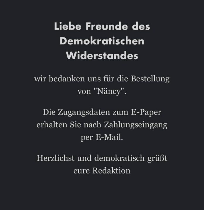 NÄNCY ist bestellt! ich habe das neue Magazin schon bestellt. Und ihr?https://de...