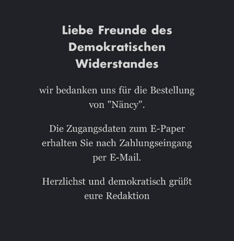 NÄNCY ist bestellt! ich habe das neue Magazin schon bestellt. Und ihr?https://de...