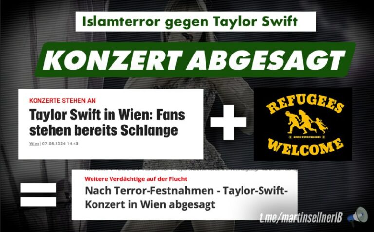 Islamterror gegen Taylor Swift: Konzert abgesagt! Das Konzert der linken Ikone T...