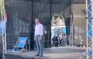  Björn Höcke äussert sich in einer Rede kritisch über den Einfluss der Nato und ...