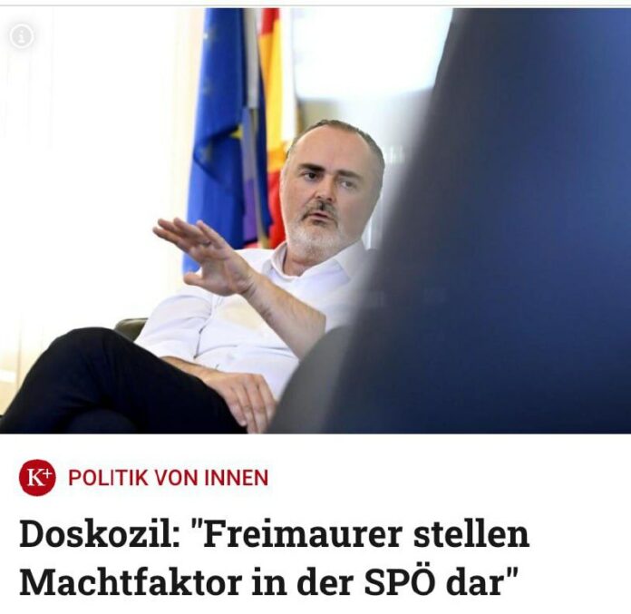  Doskozil: "Freimaurer stellen Machtfaktor in der SPÖ dar"Einige Kapitel in der ...