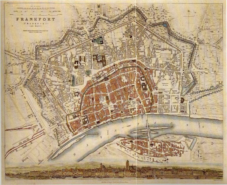 Frankfurt am Main 1840Mfg Chnopfloch...