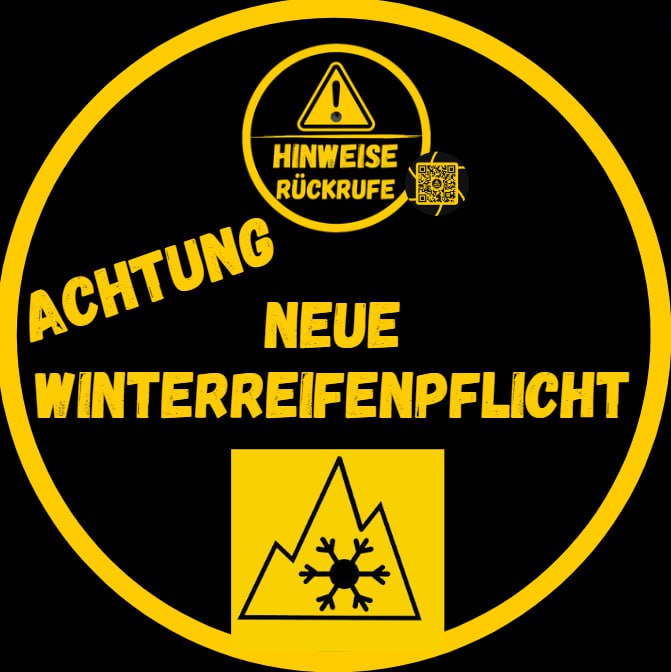 Neue Winterreifenpflicht ab 2024: Alpine-Symbol erforderlich