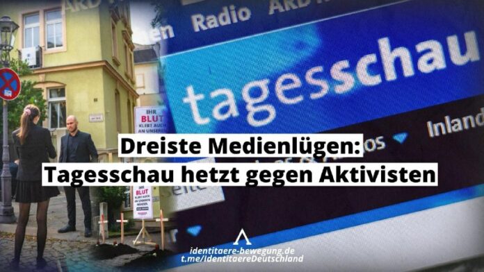 Tagesschau hetzt gegen sächsische Identitäre  Vergangen Samstag führten Aktivist...