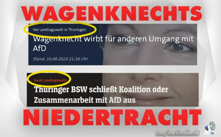Wagenknecht = Roßtäuscher Ich wusste, dass Wagenknecht sich rasch entzaubern wir...