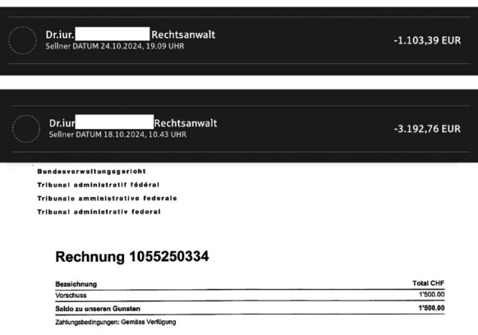 Einreiseverfahren Schweiz!Leider wird das Verfahren wieder teurer! Das Gericht v...