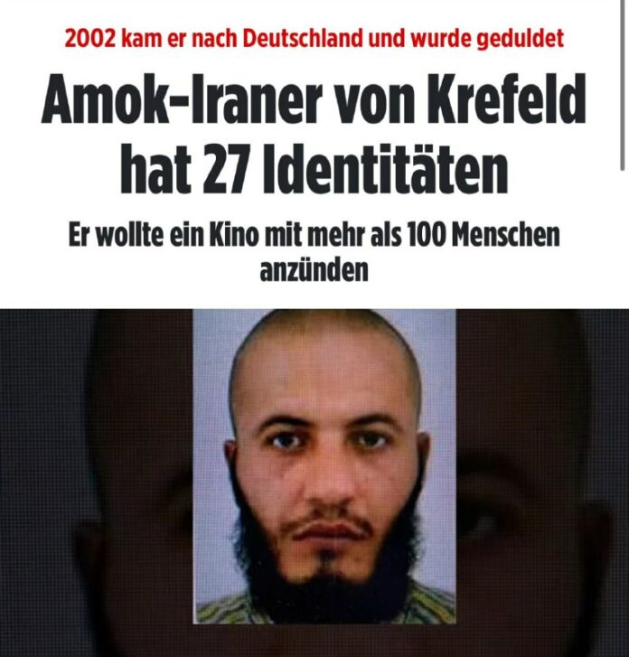 Mutmaßlicher Brandstifter von Krefeld mit 27 Identitäten Mutmaßlicher Brandstifter von Krefeld mit 27 Identitäten