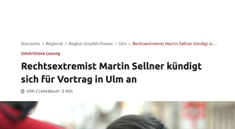 Ulm will mich aussperren Spät, aber doch erreicht die Antisellnerhysterie auch d...