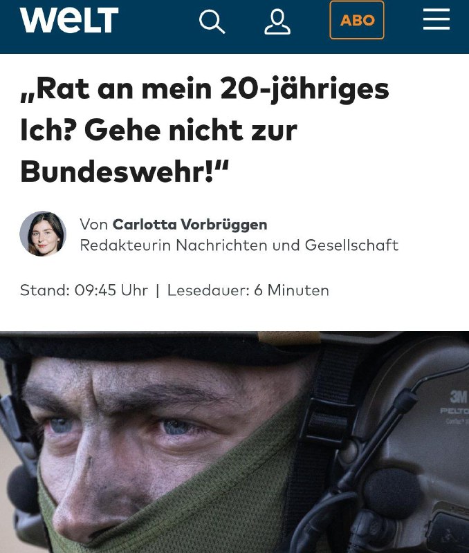 Warum du die Bundeswehr Jahre bereuen wirst