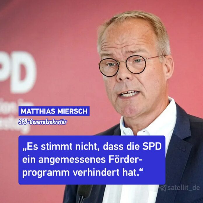 Miersch nennt Habeck-Äußerung über Heizungsgesetz „unhaltbar“SPD-Generalsekretär… Miersch nennt Habeck-Äußerung über Heizungsgesetz „unhaltbar“SPD-Generalsekretär…
