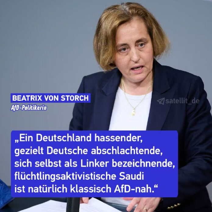 Die #AfD-Politikerin Beatrix von Storch hat diejenigen kritisiert, die ihrer Die #AfD-Politikerin Beatrix von Storch hat diejenigen kritisiert, die ihrer Par…