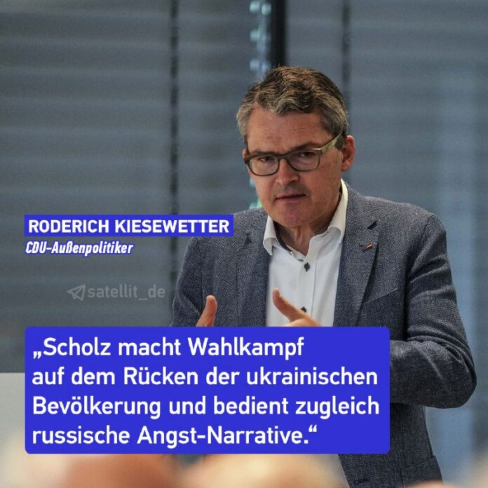 Kiesewetter: Scholz-Reise nach Kiew ist „verlogen“Der CDU-Außenpolitiker Roderic… Kiesewetter: Scholz-Reise nach Kiew ist „verlogen“Der CDU-Außenpolitiker Roderic…
