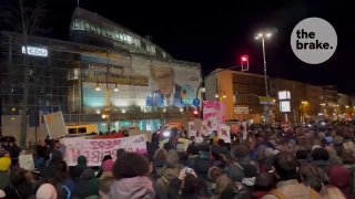 Demo vor CDU-Parteizentrale nach Abstimmung im BundestagDer Bundestag hat am Mit…