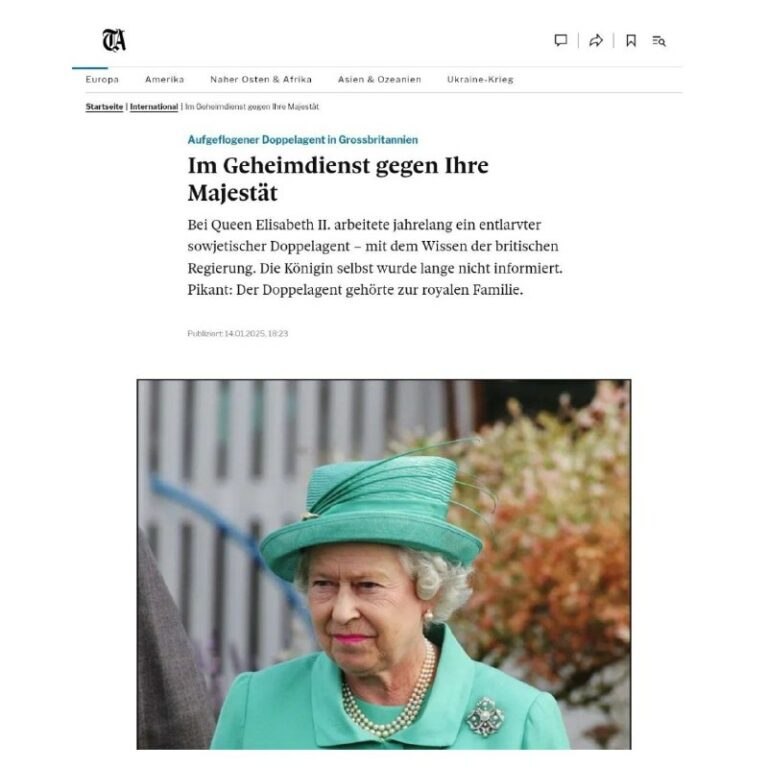  Im Geheimdienst gegen Ihre MajestätBei Queen Elisabeth II. arbeitete jahrelang ...