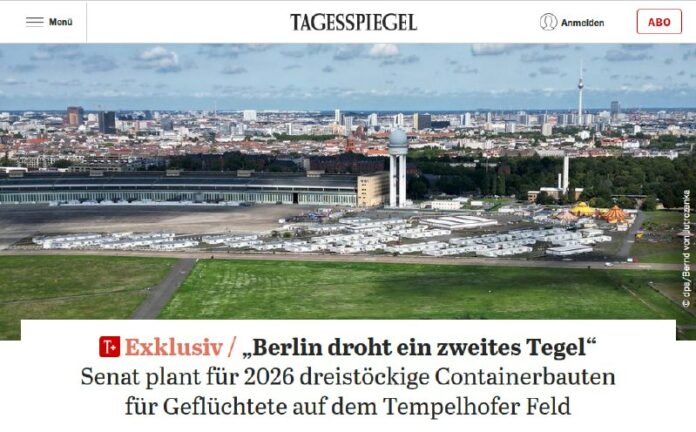 Neue Flüchtlingsunterkünfte in #Berlin geplant Auf dem Tempelhofer Feld in Neue Flüchtlingsunterkünfte in #Berlin geplant Auf dem Tempelhofer Feld in Berli…