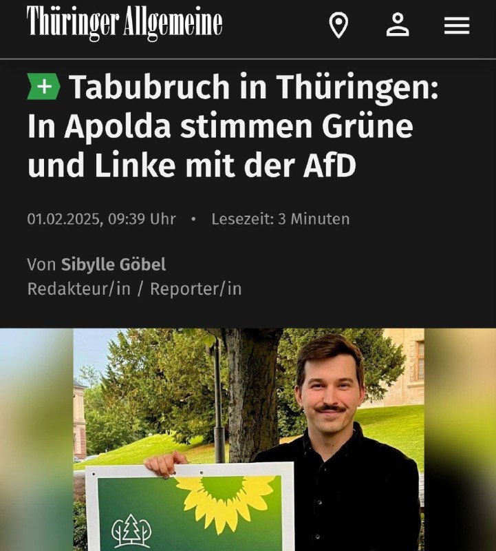 Thüringen: Grüne und Linke stimmen mit Höckes AfDZwar haben die Grünen und die L…