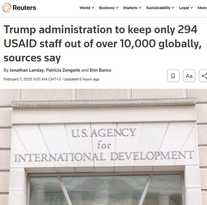 US-Entwicklungshilfebehörde soll radikal schrumpfenDie US-Regierung will laut Me… US-Entwicklungshilfebehörde soll radikal schrumpfenDie US-Regierung will laut Me…