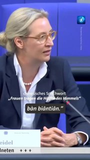  Alice Weidel spricht Mandarin (Chinesisch)Habt ihr gewusst, dass Alice Weidel n...