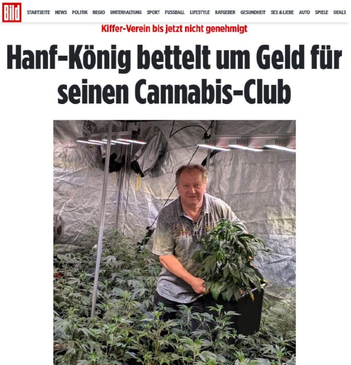 Bayerns Hanf-König bettelt um Geld für seinen Cannabis-Club — BILDBayerns Hanf-K...