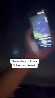  Mysteriöses Licht am Schweizer HimmelAm Montagabend sorgte eine Erscheinung am ...