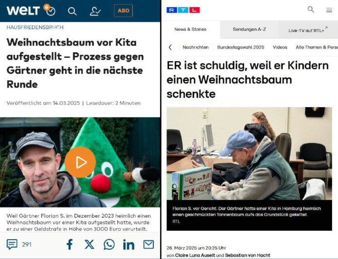 SCHULDIG: Hausmeister wegen "Hausfriedensbruchs" zu 30 Tagessätzen à 80 Euro auf...