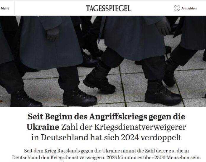 "Seit Beginn des Angriffskriegs gegen die Ukraine: Zahl der Kriegsdienstverweige...