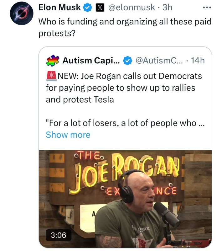 US-Demokraten zahlen Menschen dafür, dass sie Tesla-Autos anzünden und an Protes...