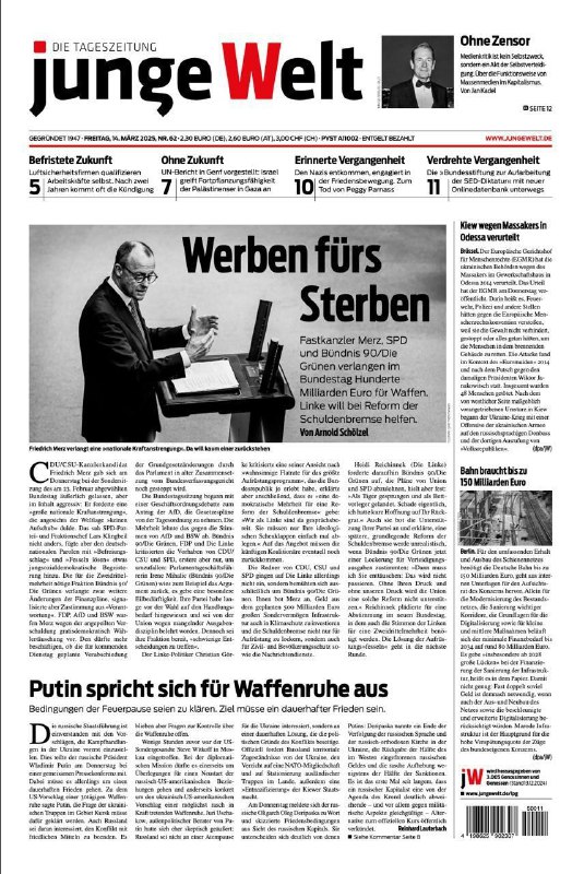 „Werben fürs Sterben: Friedrich Merz (SPD) und Grüne fordern vom Bundestag Hunde...