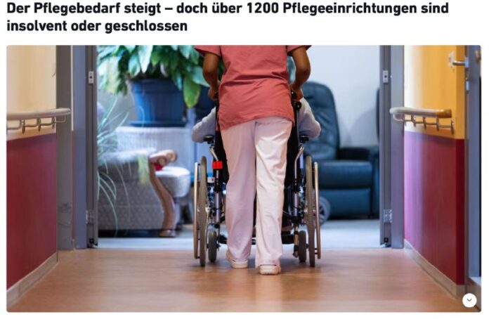 Altenheime in Deutschland gehen in Konkurs und werden geschlossen....und die alt...