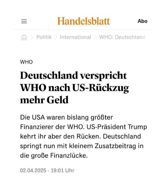  Deutschland verspricht WHO nach US-Rückzug mehr GeldDeutschland will die Weltge...