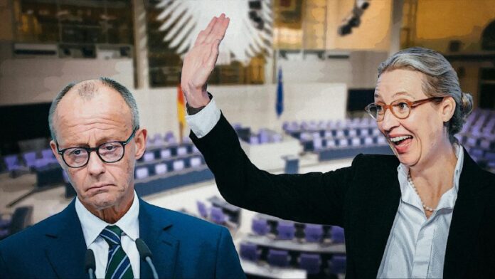 "Historischer AfD-Umfrage-Knall versetzt Verhandler von Union und SPD in Alarmst...