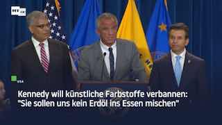  Kennedy will künstliche Farbstoffe verbannen:  "Sie sollen uns kein Erdöl ins E...