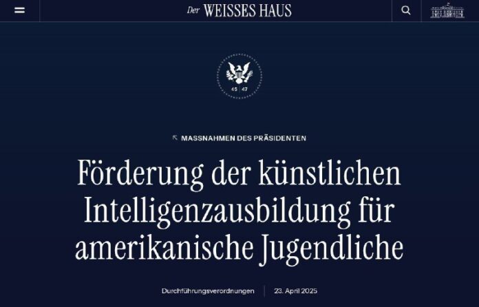 Präsident Trump hat eine Durchführungsverordnung unterzeichnet, die darauf abzi... Präsident Trump hat eine Durchführungsverordnung unterzeichnet, die darauf abzi...