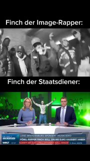  Sieh an, sieh an: Rapper Finch soll knapp 200.000 Euro von der Regierung aus St...