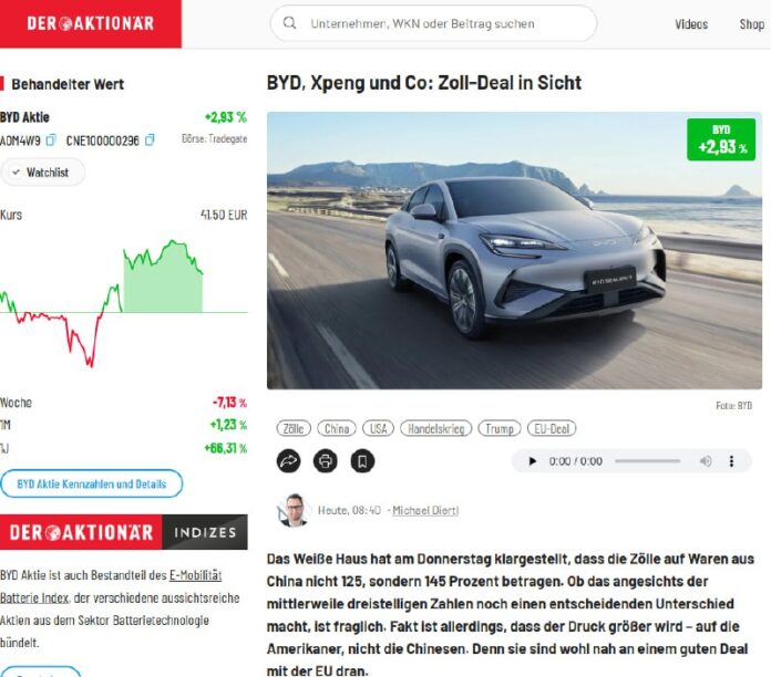 Trotz der noch höheren Zölle legt der technologielastige Hang Seng Index am Frei...