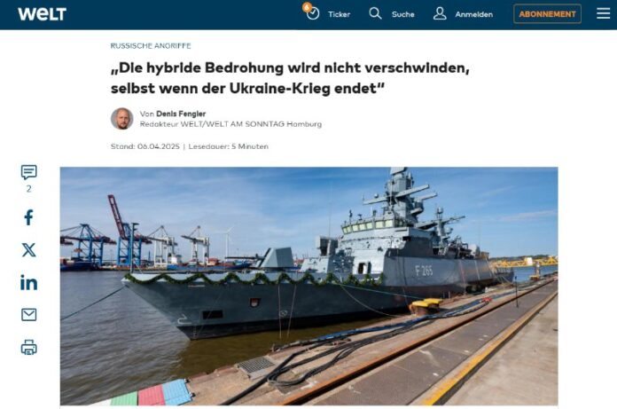 „Die hybride Bedrohung wird nicht verschwinden, selbst wenn der Ukraine-Krieg „Die hybride Bedrohung wird nicht verschwinden, selbst wenn der Ukraine-Krieg en...