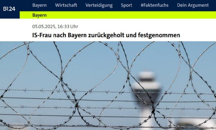 Bayern: 37-jährige Mutter festgenommen – Verdacht der IS-MitgliedschaftEine 37-j… admin