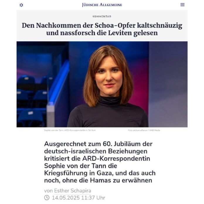  Tabubruch in der ARD: Israels Politik erstmals offen kritisiert - Empörung läss...