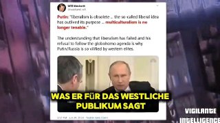  Was Putin dem westlichen Publikum sagt unterscheidet sich grundlegend von dem w...