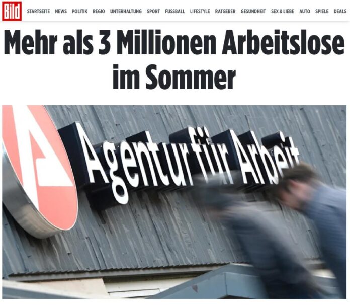 Zahl der Woche - 3.000.000So viele Arbeitslose wird es nach den neuesten Daten d...