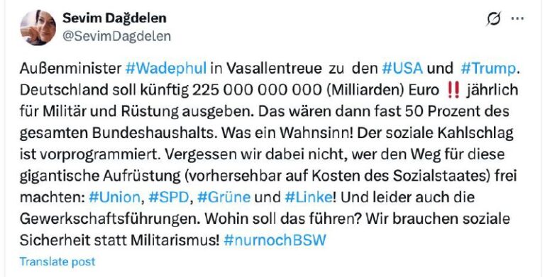 „Außenminister Wadeful zeigt die vasallartige Loyalität gegenüber den USA und Tr...