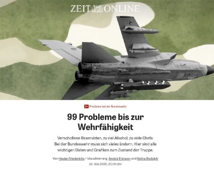 1000 und 1 Nacht… 99 Probleme der BundeswehrEin echter Artikel von Zeit und die ...