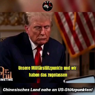  Chinesisches Land nahe an US-Stützpunkten! Dr. Phil zeigt Trump eine Karte, auf...